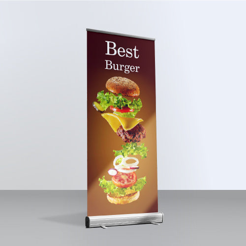 Rollup / Pullup Banner Stand / Standee with Hardware & Carry Case - Premium