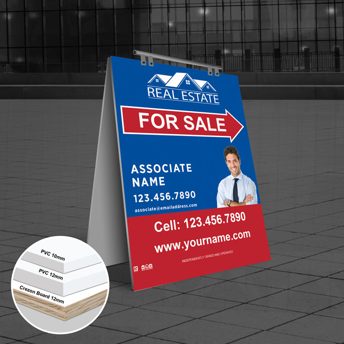 Realtor Sandwich Boards - Reflective