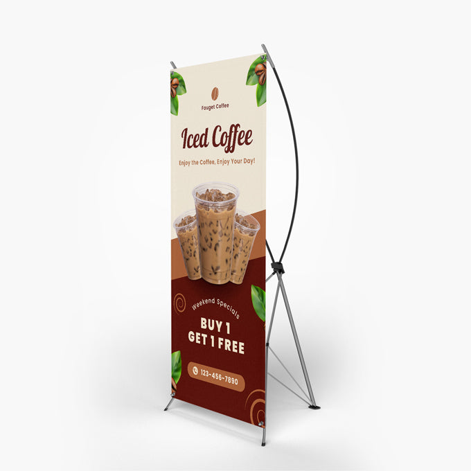 X Frame Banner Stand